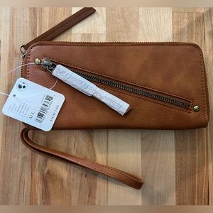 Free People Vegan Distressed Wallet NWT